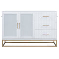 Murphy Bed With Frosted Glass Doors Design, Fake Drawers, Metal Legs