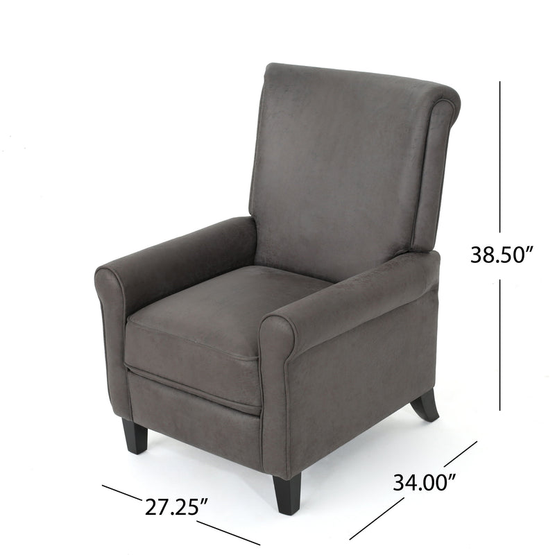 Manual Standard Recliner - Slate