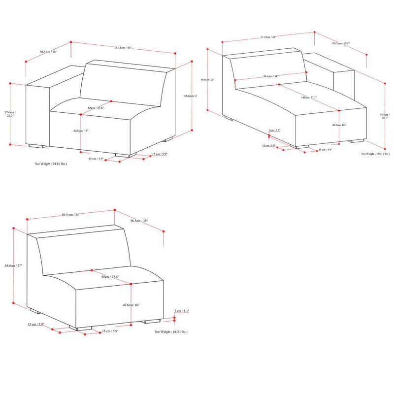 Rex - Handcrafted Sectional Sofa