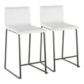 Mara - Upholstered Contemporary Counter Stool (Set of 2)