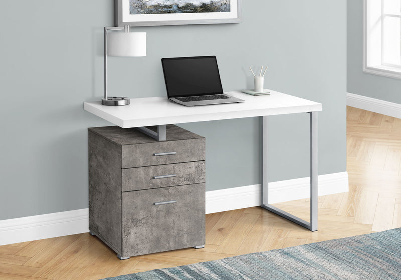 Computer Desk For Home Office, Laptop, Left Right Set - Up, Storage Drawers, Contemporary & Modern