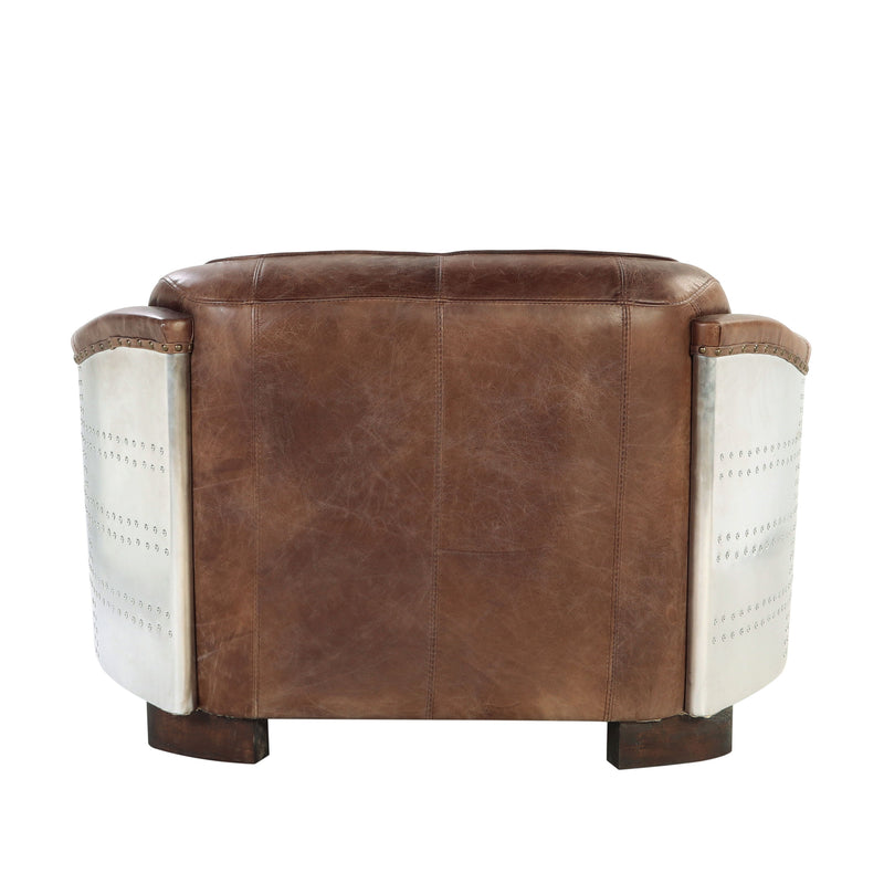 Brancaster - Top Grain Leather Living Room Set - Brown