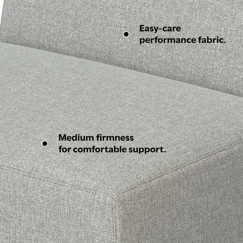 Rex - Center Sofa Module - Gray