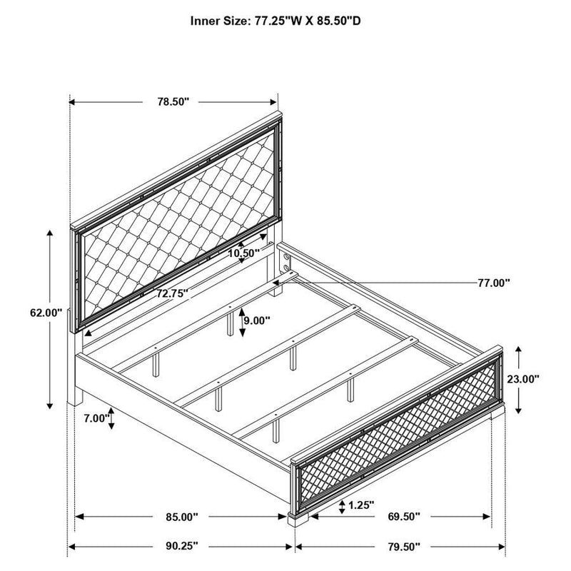 Eleanor - Wood Panel Bed