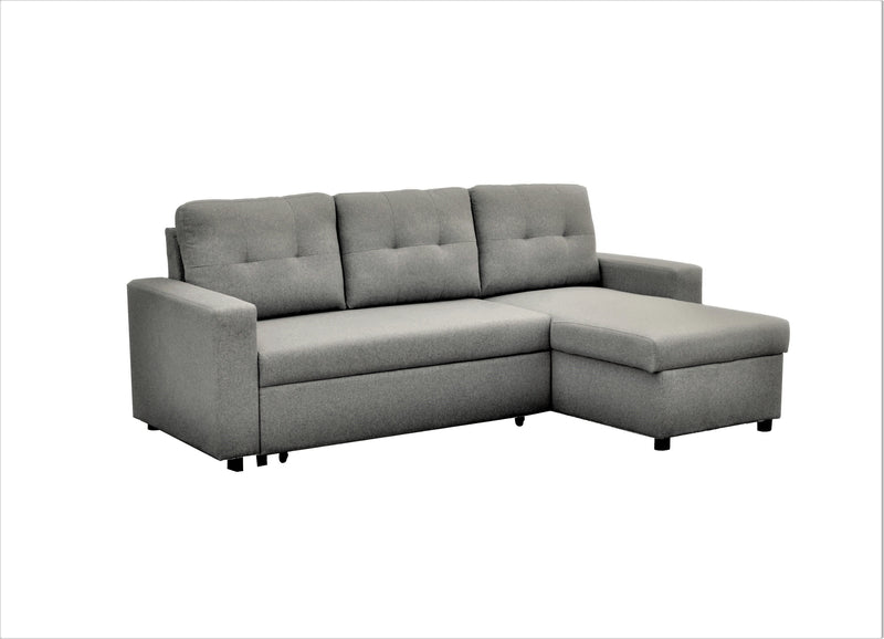 Convertible L Shaped Sectional Sleeper Sofa Bed, Saving Pull Out Couch