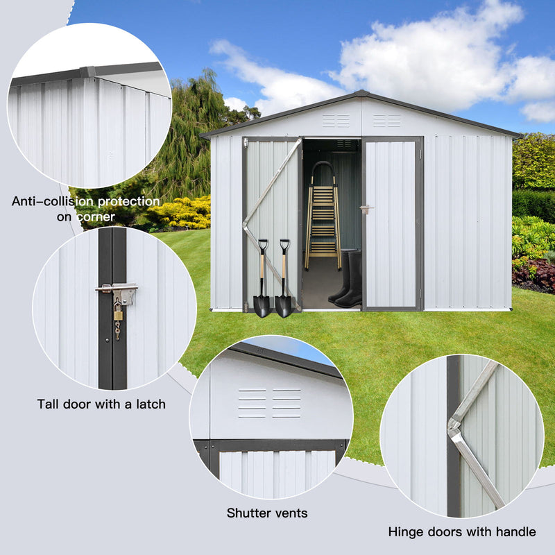 10' x 12' Garden Sheds Outdoor Storage Sheds