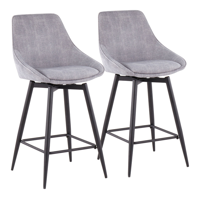 Diana - Contemporary Counter Stool (Set of 2)