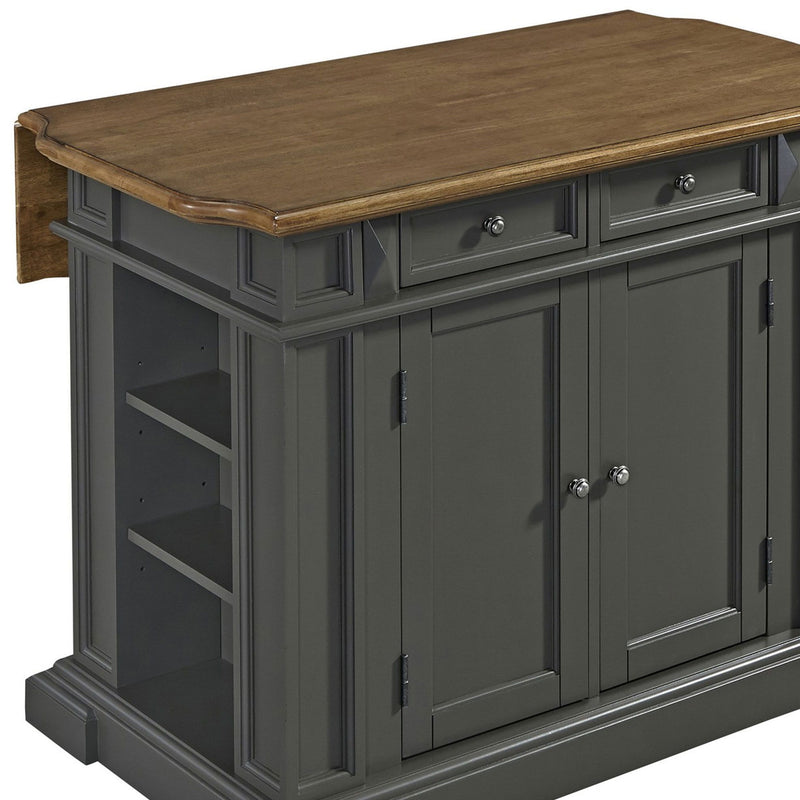 Montauk - Kitchen Island - Wood - Dark Gray