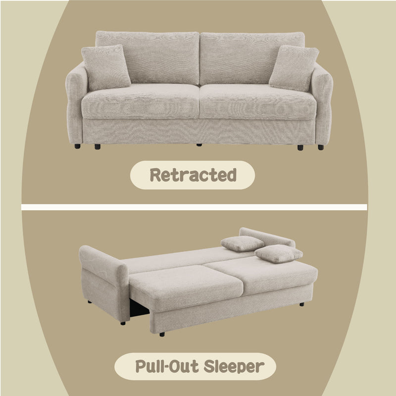 Haran - Pull Out Sleeper Sofa With Storage