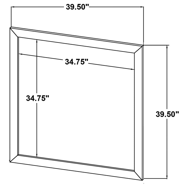 Kaywood - Dresser Mirror - Natural Pine