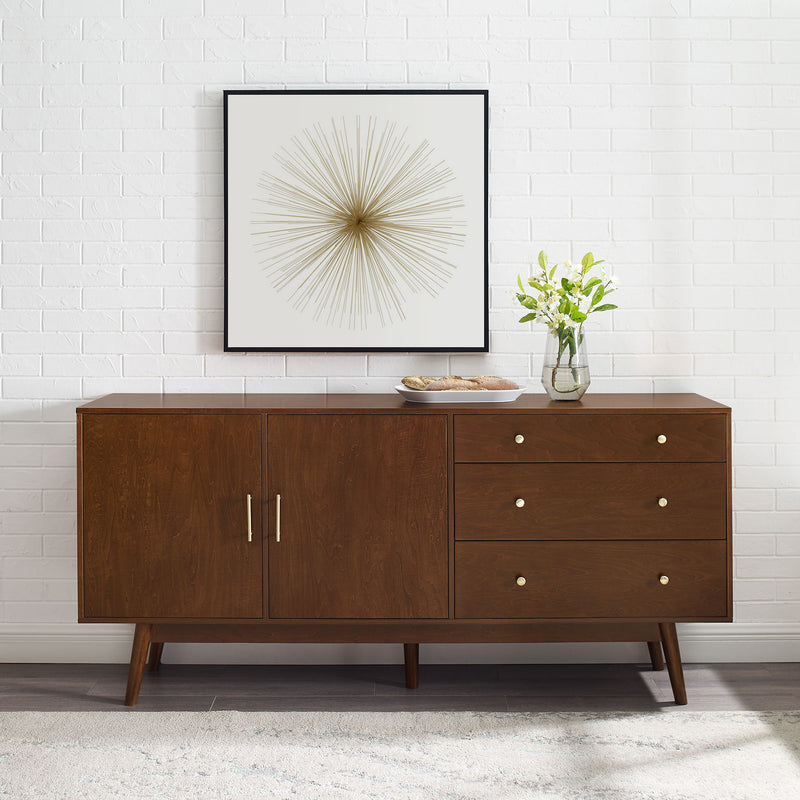 Mid-Century Modern Minimalist 2 Door Sideboard