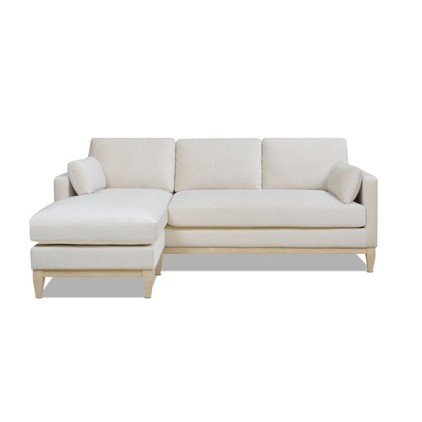 Knox - Modern Farmhouse Reversible Chaise Sectional Sofa - French Beige