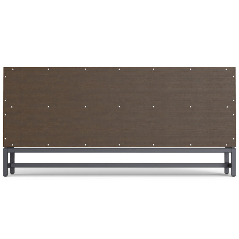 Banting - Low Wide Bookcase - Walnut Brown