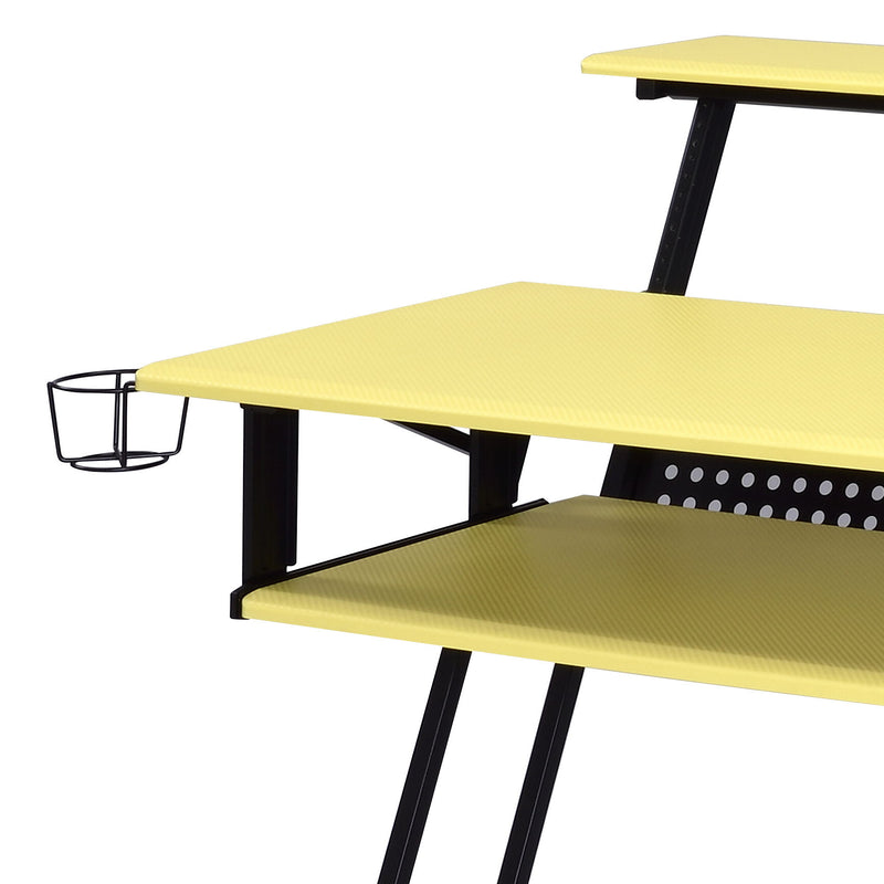 Suitor - Music Recording Studio Desk - Black / Yellow