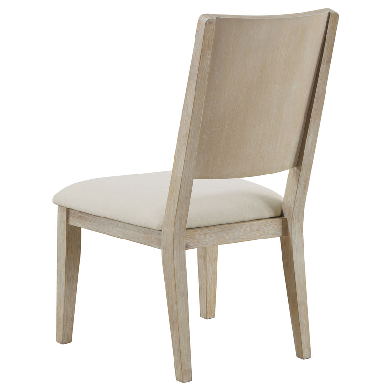 Trofello - Cushioned Dining Side Chair (Set of 2) - White Washed