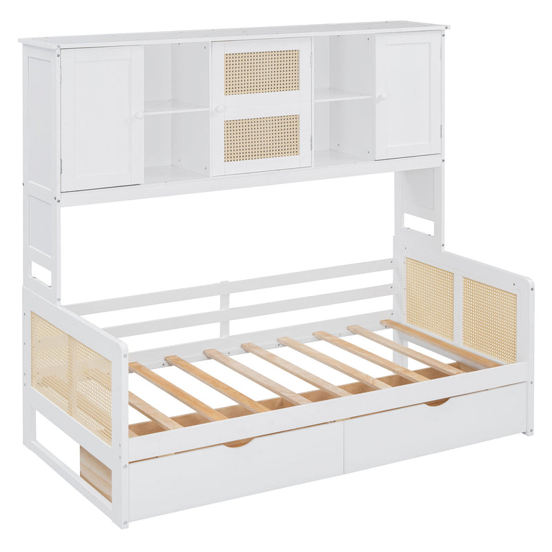 Daybed And All In One Cabinet And Shelf