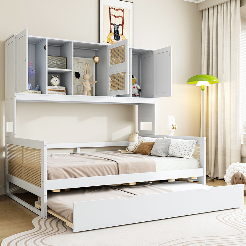 Daybed And All In One Cabinet And Shelf