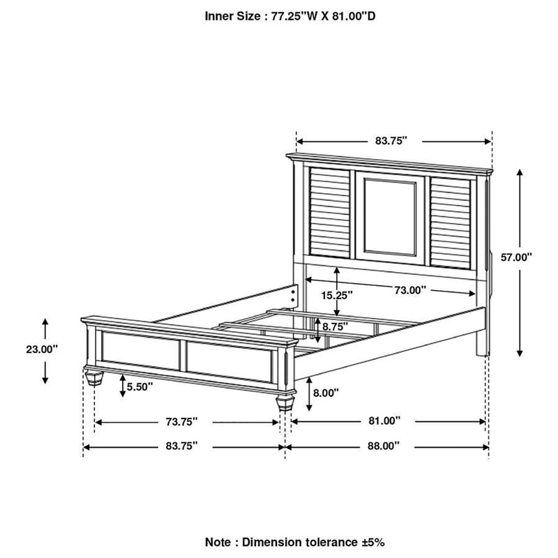 Franco - Wood Panel Bed