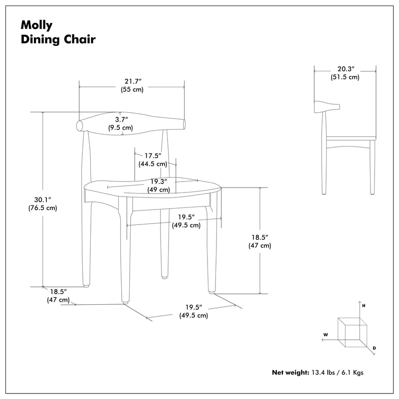 Molly - Upholstered Dining Chair (Set of 2)