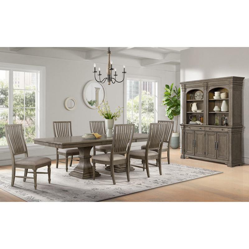 Kings Court - Dining Side Chair (Set of 2) - Gray / Taupe