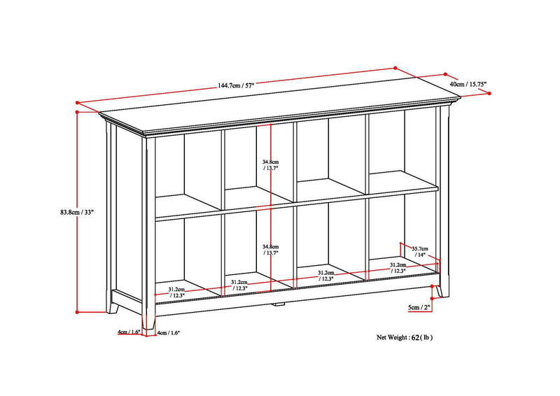 Amherst - Cube Storage Bookcase