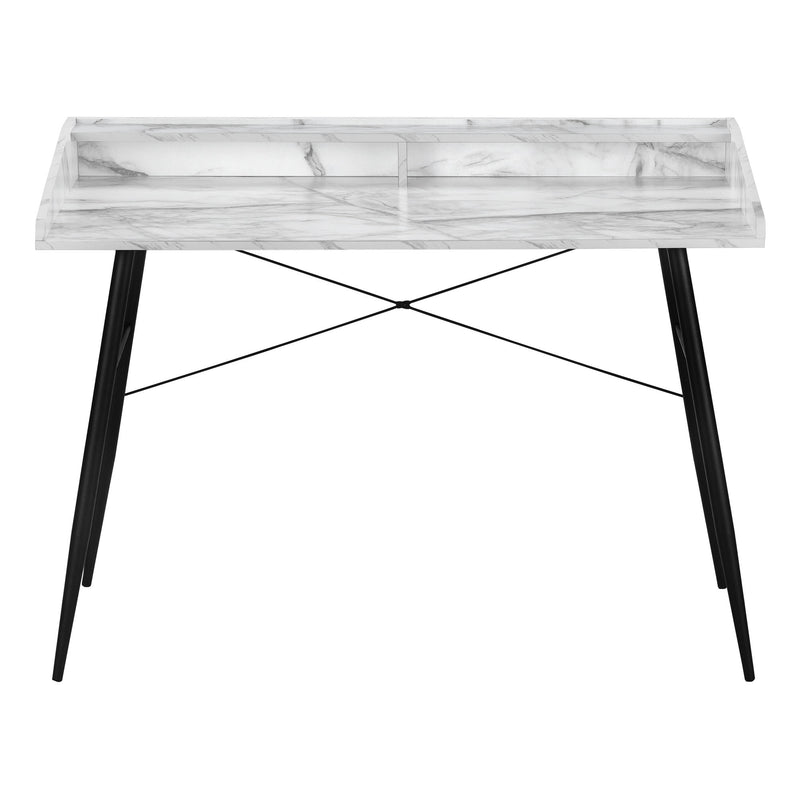 Computer Desk For Home Office, Laptop Storage Shelves, Contemporary & Modern