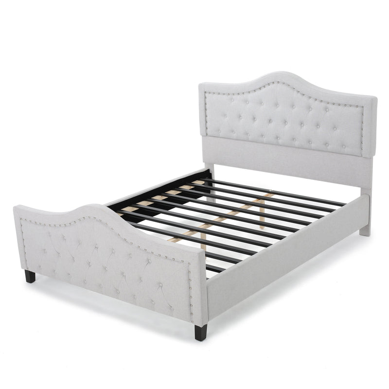 VIRGIL FULLY UPHOLSTERED QUEEN SIZED BED