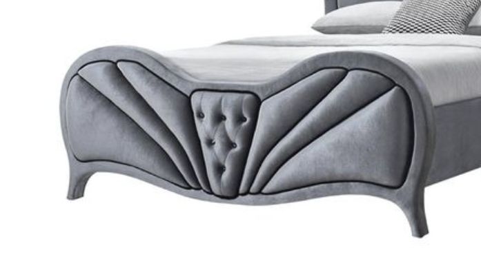 Dante - Queen Bed - Gray