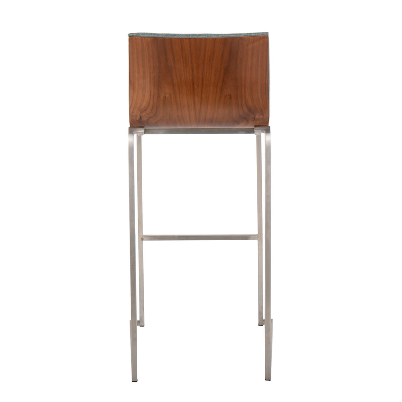 Mason Mara - Contemporary Fixed Height Barstool (Set of 2)