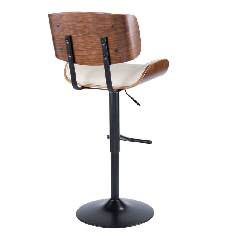 Lombardi - Mid Century Modern Adjustable Barstool