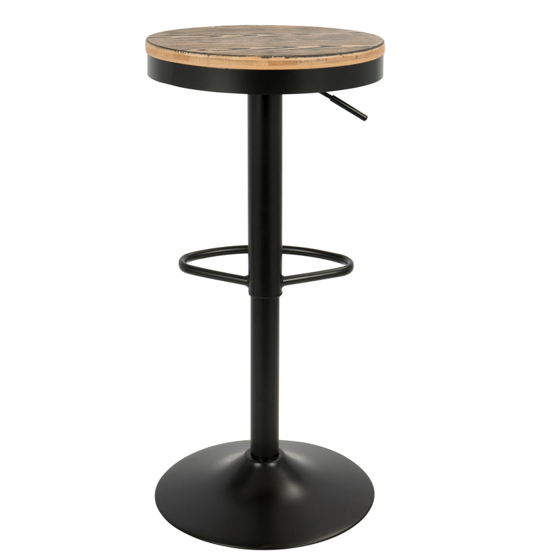 Dakota - Industrial Design Adjustable Barstool (Set of 2)