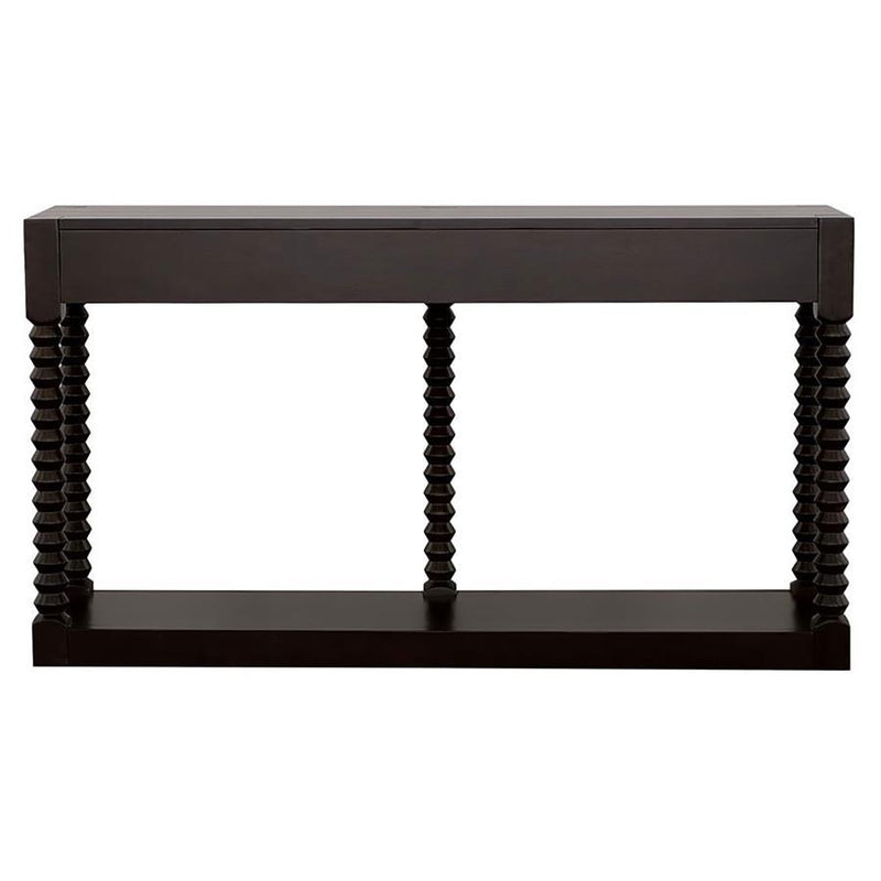 Meredith - 2-Drawer Wood Entryway Console Table - Coffee Bean