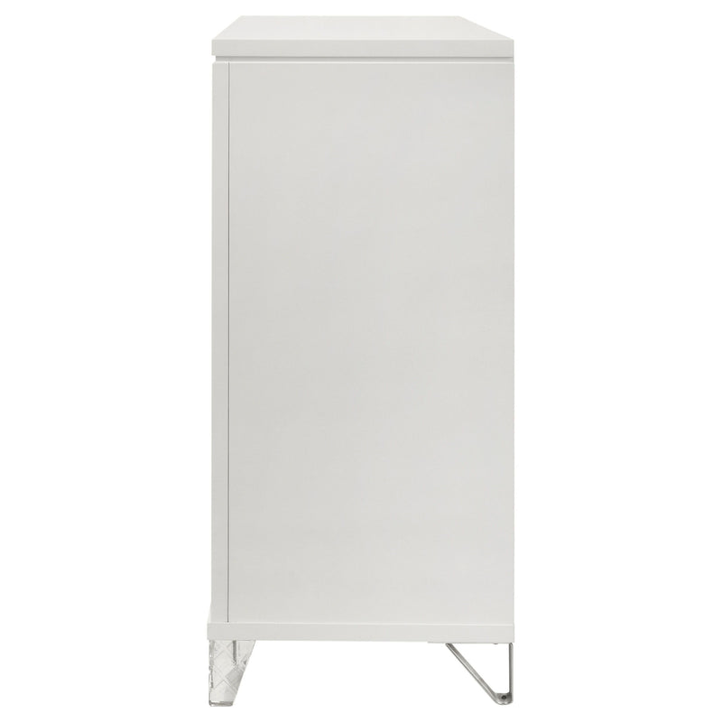 Marmore - 9-Drawer Dresser Cabinet - White