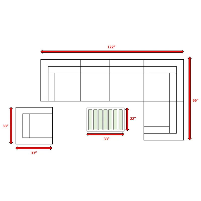 Sectional, Stylish Entertainment, Outdoor Living