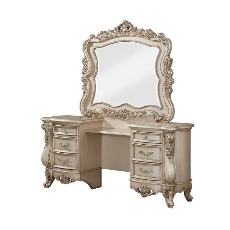 Gorsedd - Vanity Desk - Antique White