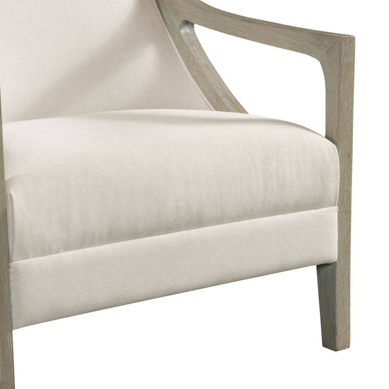 Hopkins - Chair With White Wash Arm - Columbia Natural