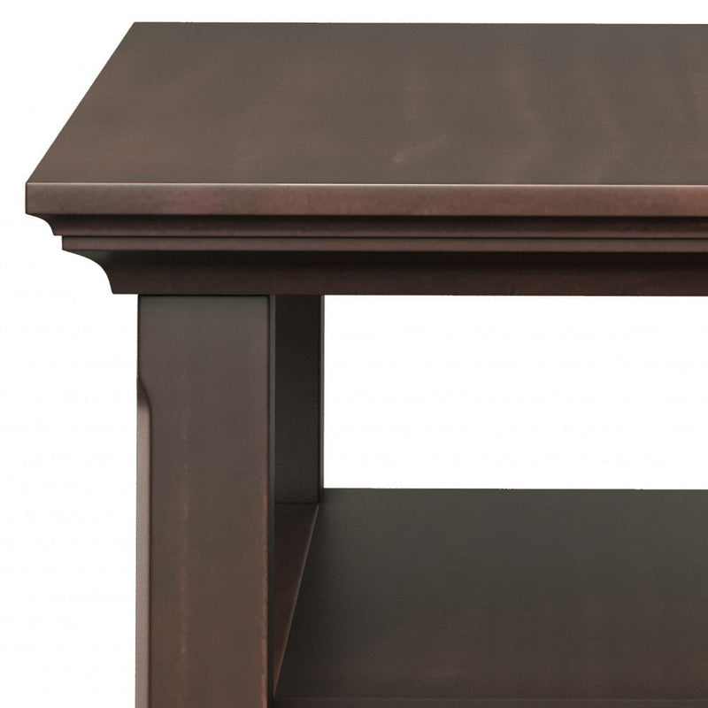 Acadian - Narrow Side Table With Drawer - Brown