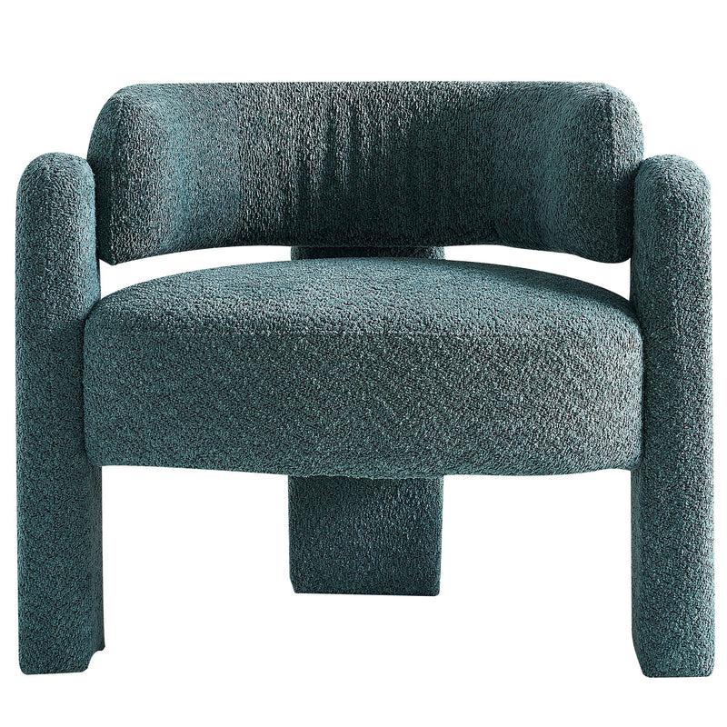 Boucle Upholstery Accent Chair