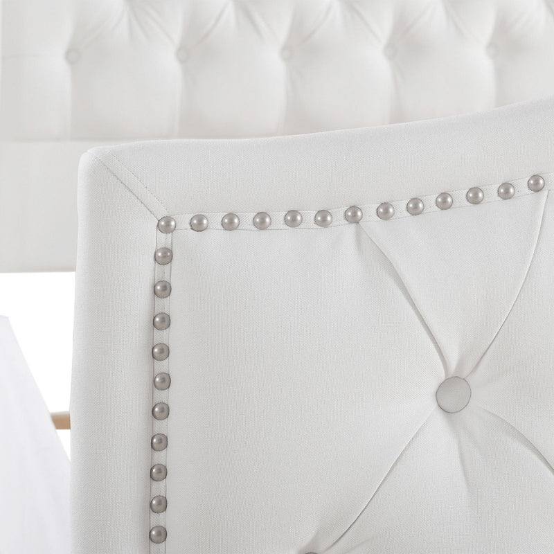 Marcella - Upholstered Shelter Headboard Bed Set