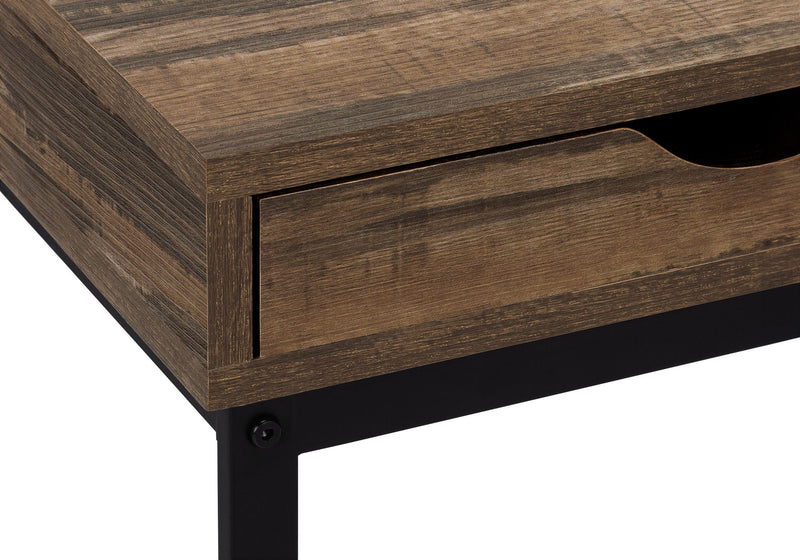 Accent Table, C - Shaped Contemporary Elegant Desig