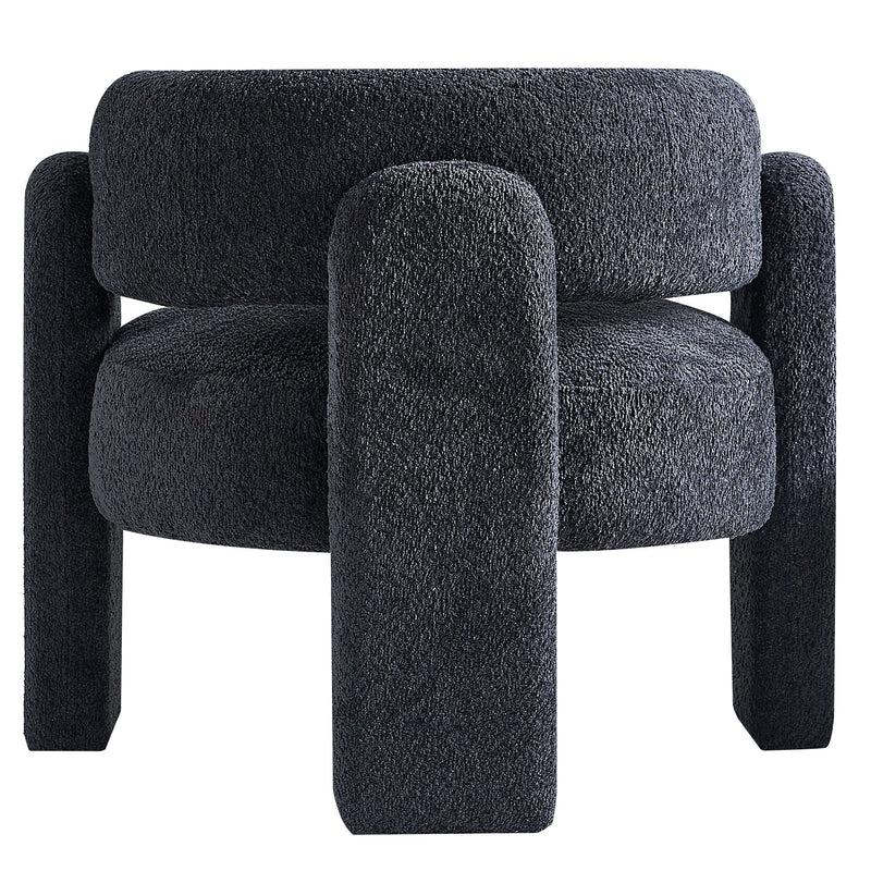 Boucle Upholstery Accent Chair