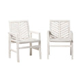 Modern 2 Piece Chevron Patio Chairs