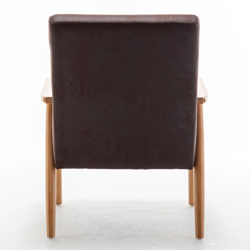 Wide Classic Mid-Century Modern Arm Chair