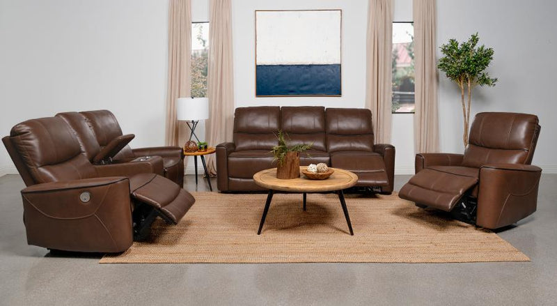 Greenfield - Upholstered Power Reclining Loveseat