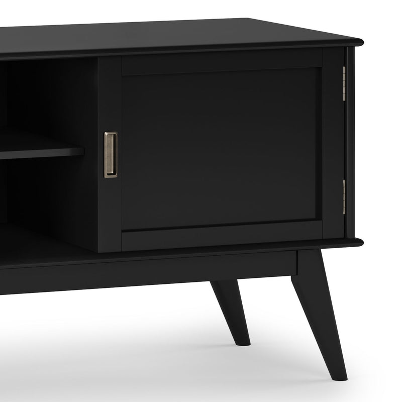 Draper - Handcrafted Mid Century Low TV Media Stand