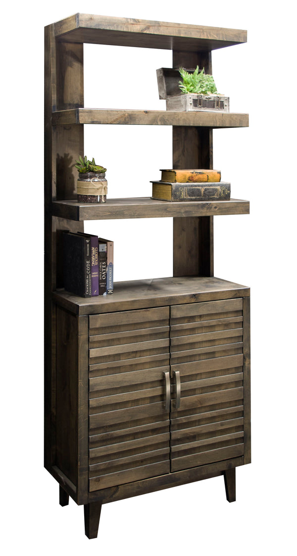 Avondale - High BookShelf Pier - Charcoal Brown