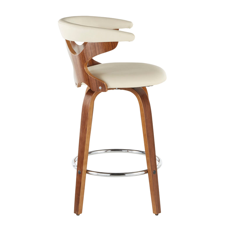 Gardenia - Mid Century Modern Counter Stool (Set of 2)