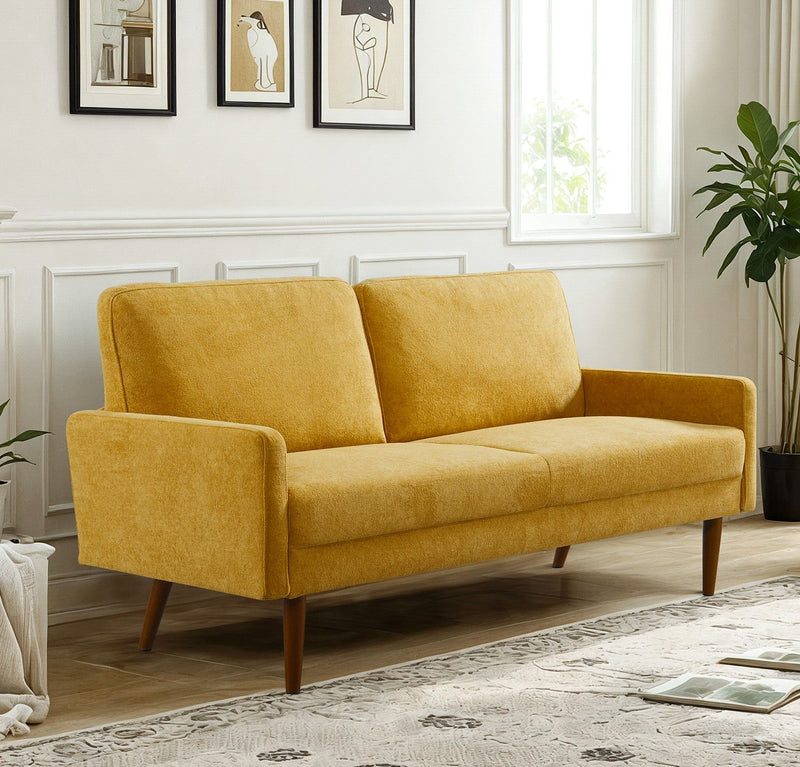 Sofa, European Style With Sleek Design, Modern & Vintage Flair, Upholstered 3 Seater Couch