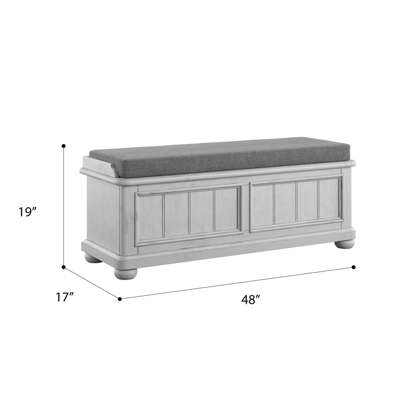 Mariano - Storage Bench - Gray