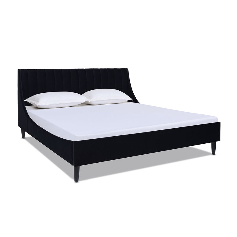 Aspen - Vertical Tufted Modern Headboard Platform Bed Set